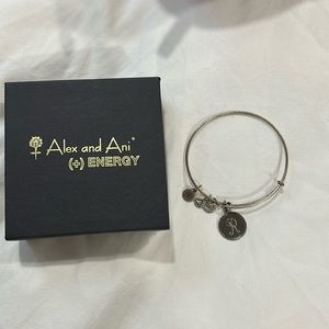 Alex and Ani R Bracelet with Box